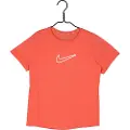 Nike Kortærmet Nike One Fitted Dri-FIT-trøje til større børn (piger) - grøn