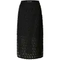 Selected Jacquard Midinederdel