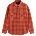 Scotch & Soda Washed Checked Overtrøje