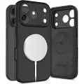 Tech-Protect iPhone 17 Pro Tech-Protect flydende silikone cover - MagSafe-kompatibel - Sort