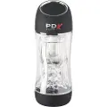 PDX ViewTube Pro - sugende, vibrerende onaniprodukt (sort)