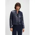 Hugo Boss BOSStil kvinder. 50542364 Palatti jakke marineblå (4XL), Casual, Polyester