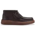 Clarks Clarkstil mænd. 26183441 Torview Hi Læder Sneakers brun (40), Fast, Blonder, Casual