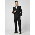 Hugo Boss HUGOtil mænd. 50544604 Karlo jakkesæt sort (48), Casual, Klassisk, Polyester
