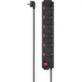 Hama 223160 6 Stikkontakter Med Afbryder Forlængerledning 1.4 M