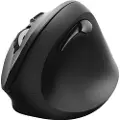 Hama Vertical Ergonomic - vertical mouse - 2.4 GHz - black - Vertical mouse - Optisk - 6 knapper - Sort