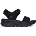 SKECHERS Skecherstil kvinder. 119824 Relaxed Fit-sandaler: D'Lux Walker Black (40), Sort, 5-8 cm, Velcro, Casual