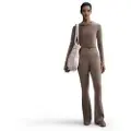 Nike stramme Nike Sportswear Chill Knit-leggings med vidde og lille ribkant - brun