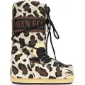 Moon Boot Moon Bootunisex til børn. 80D3400300 Beige Icon-støvler (27/30), Fast, Blonder, Casual, Dyreprint, børnetøj