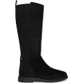 Tommy Hilfiger Tommy Hilfigertil kvinder. FW0FW08779 Sorte ruskindsstøvler i læder (41), 1-3 cm, Lynlås, Casual