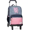 Pepe Jeans Pepe Jeanstil piger. 68222T1 Noni denim skolerygsæk to rum 40 cm med trolley blå (OSFA), Casual, Polyester, børnetøj