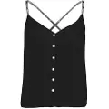 Tommy Hilfiger Bluser Tommy Jeans TJW CAMI TOP BUTTON THRU dame EU XXS