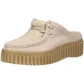 Clarks Clarkstil kvinder. 26183010 Torhill Mule træsko i beige læder (37.5), Fast, Ingen, Casual