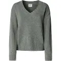 Pepe Jeans Pepe Jeanstil kvinder. PL7000001 Cherice V Sweater grå (XS), Casual, Polyester