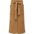Salsa Jeans 21010371 Paperbag Midinederdel