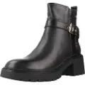 Carmela Carmelatil kvinder. 16256502-NEGRO Ankelstøvler i læder 162565 sort (40), Fast, Lynlås, Casual