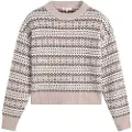 Levi's Levi'stil kvinder. 0037V-0000 Ines Fairisle-jumper i beige (XS), Casual, Bomuld