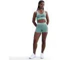 Nike Pro Sculpt-cykelshorts med høj talje til kvinder (7,6 cm) - grøn