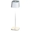 Konstsmide - Bordlampe Capri USB højde 20 cm - Hvid - Genopladelige lamper - - Homeroom