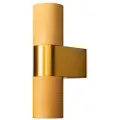 Konstsmide Temi Væglampe op/ned LED GU10 guld med Klart glas 7667-800 Modsvarer: N/A