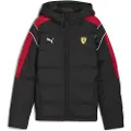 Puma Scuderia Ferrari Sportswear MT7 Puffer Jacket Youth, Clothing, Black, 4-5Y