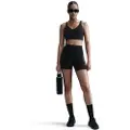 Nike Alate Medium Support Longline-sports-bh med indlæg til kvinder - sort