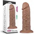 Lovetoy Chubby - naturtro dildo med sugekop - 25cm (natur)