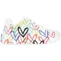 SKECHERS Skecherstil kvinder. 314064L JGoldcrown Sneakers: Uno Lite - Spread the Love hvid (39.5), 3-5 cm, Blonder, Casual