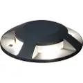 Konstsmide - Jordspot LED 12W 4-vejs 4,5 cm - Grå - Spotlights - - Homeroom
