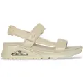 SKECHERS Skecherstil kvinder. 120016 Uno-Basically Pretty off-white sandaler (39), Hvid, Beige, 1-3 cm, Velcro, Casual