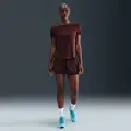 Nike One Dri-FIT 2-i-1-shorts med mellemhøj talje (7,5 cm) til kvinder - rød