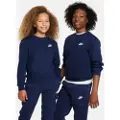 Nike Sportswear Club Fleece-sweatshirt til større børn - blå
