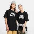 Nike SB-skater-T-shirt med logo - sort