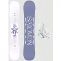 Salomon Lotus+Spell White 2026 Snowboardsæt mønster