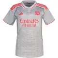 Adidas Olympique De Lyon 25/26 Third Dame-t-shirt Med Korte ærmer