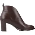 Wonders Wonderstil kvinder. L-1112 VFel 12 brune ankelstøvler i læder (39), 5-8 cm, Ingen, Casual