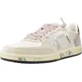 Premiata Premiatatil kvinder. BSKTCLAD Bskclad Sneakers i læder, beige (39), Fast, Blonder, Casual