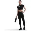 Nike Kortærmet Nike Pro-Dri-FIT-croptop med grafik til kvinder - sort