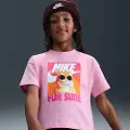 Nike Sportswear-T-shirt til større børn (piger) - Pink