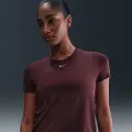 Nike Kortærmet Nike One Classic Dri-FIT-trøje til kvinder - rød