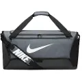 Nike Brasilia 9.5-træningssportstaske (Medium, 60 L) - grå