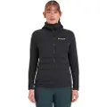 Montane F Composite Hoodie, dunjakke, dame, sort