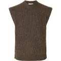 Selected Uldblanding Strik Vest