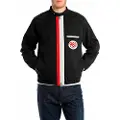 Replay Replaytil mænd. M8490.000.85420 Jakke med sorte kontrastdetaljer (XL), Casual, Polyester
