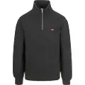 Levi's Levi'stil mænd. A8606-0000 Original Housemark sweatshirt med kvart lynlås, sort (XL), Casual, Bomuld
