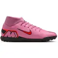 Nike Mercurial Superfly 10 Club TF High-Top-fodboldsko - Pink