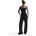 Nike Løstsiddende Nike 24.7 PerfectStretch Dri-FIT-bukser med brede ben og høj talje til kvinder - sort