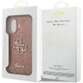 GUESS iPhone 17 Guess Fixed Glitter 4G Metal Logo Cover - Pink