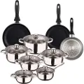 Wellhome Pk8182 Grydesæt Med Pander 15 Stykker
