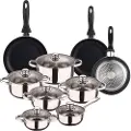 Wellhome Pk8185 Grydesæt Med Pander 15 Stykker